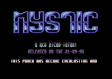 Mystic Intro MENACE